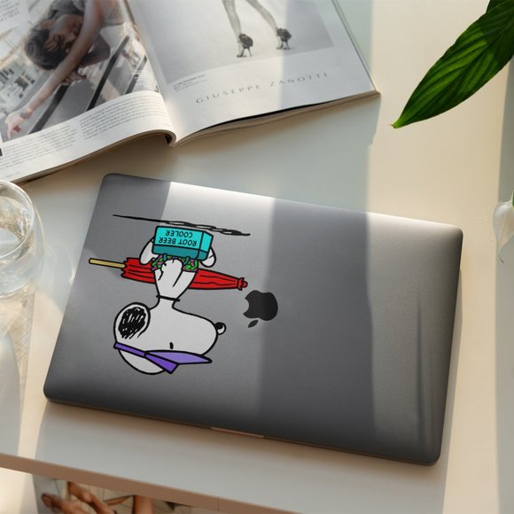 Cartoon Dog Peanuts Snoopy case for apple MacBook All Generations Air Pro - Picture 4 of 5